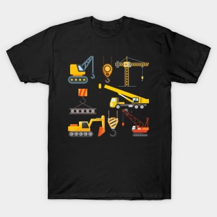 Heavy earth mover construction machines T-Shirt